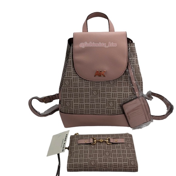 Anne Klein backpack and wallet bundle new with tags - Picture 3 of 12